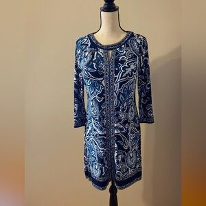 INC International Concepts, Paisley pattern dress EUC